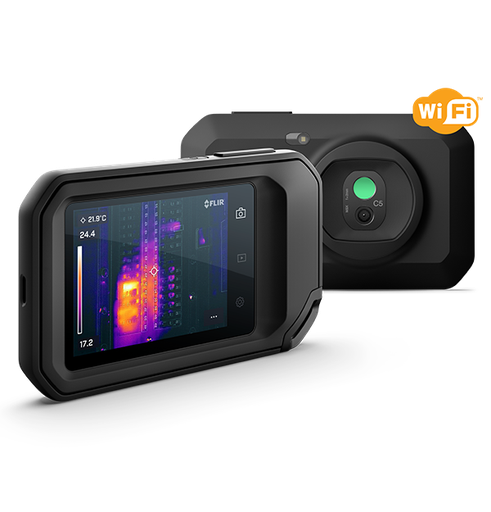 [96 FLIR 89401-0202 EFC] FLIR C5 Cámara térmica con Wi-Fi  (FLIR CASE)